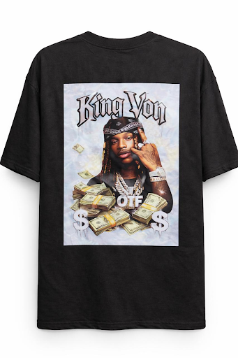 King Von OTF "Block" Graphic T-Shirt