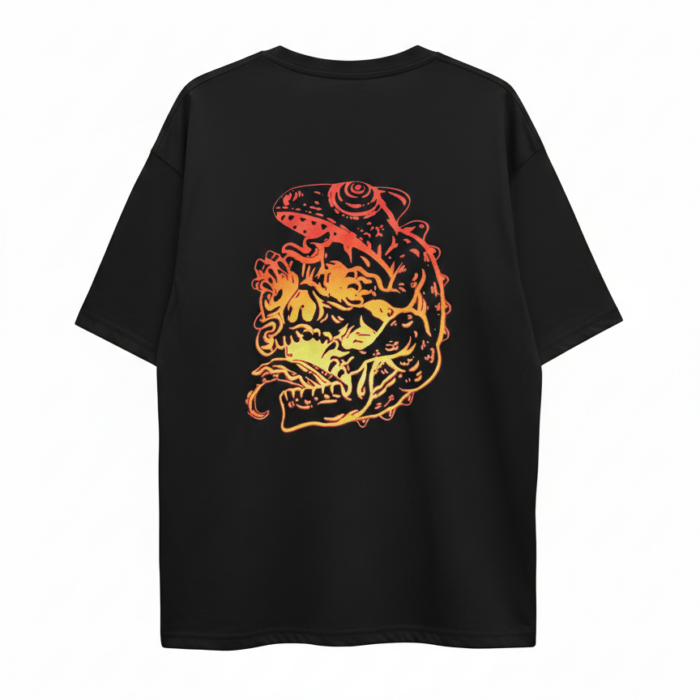 The Serpent’s Gaze Over-Sized Graphic Tee